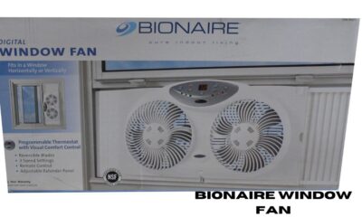 bionaire window fan