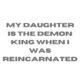 my daughter is the demon king when i was reincarnated